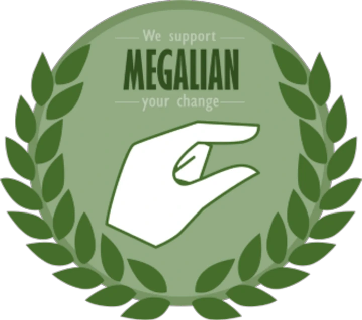 A green logo with a white cartoon hand gesturing with the finger and thumb close together