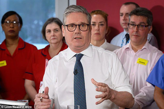 During a visit to the Elective Orthopaedic Centre in Epsom, Surrey, Prime Minister Sir Keir Starmer engages with the media, answering their questions.