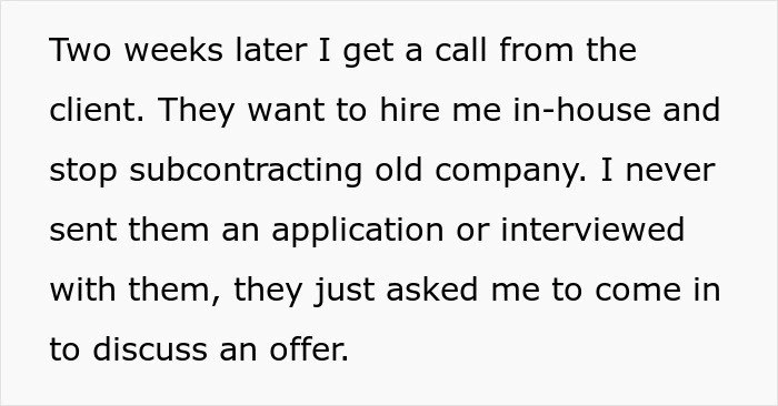“About $60k In Billables A Month”: Fired Employee Scores Big When Client Follows Them