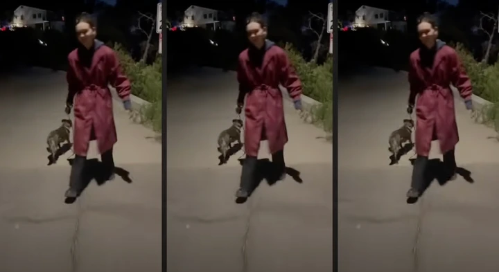 walking backwards
