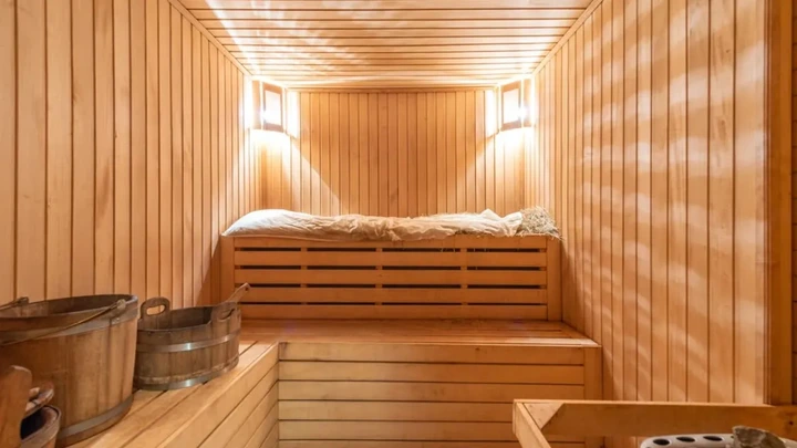  Representative image of a sauna. After spending 45 minutes in the sauna, the woman from UK suffered a severe heat stroke- which is considered a rare occurrence.  Photograph: (Pexels- Max Vakhtbovycn) 