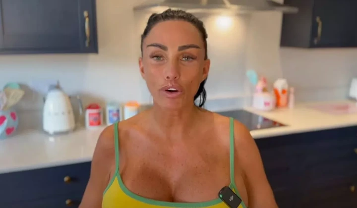 Katie shared an update about her life with her fans in a recent video.