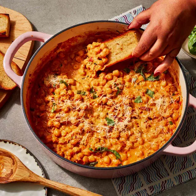 a recipe photo of the Propose to Me Chickpeas 