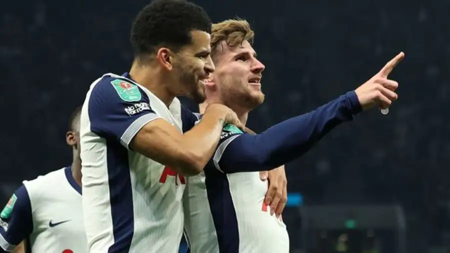 Spurs end City's unbeaten start to reach Carabao Cup quarter-finals