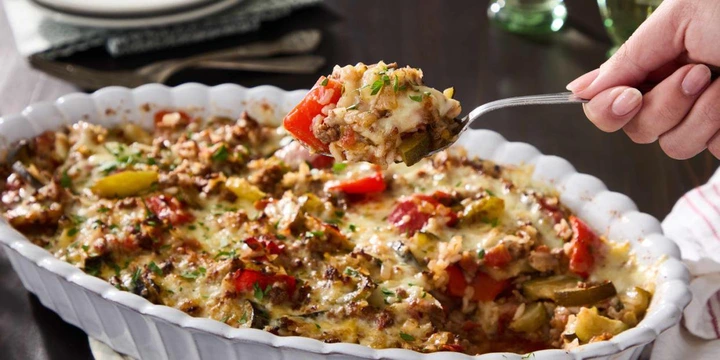 the pioneer woman's stuffed pepper casserole recipe
