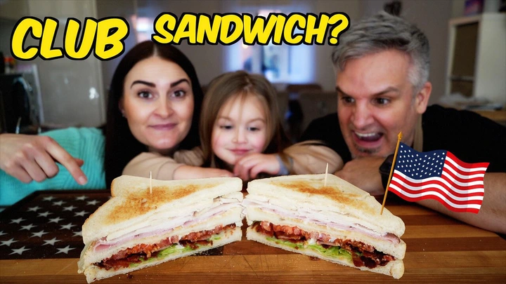 Brits Experience CLUB Sandwich for the First Time! (What Exactly is a Club Sandwich?!?!)