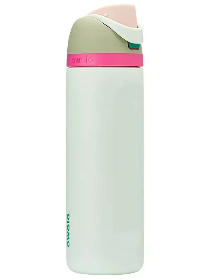 Owala FreeSip Insulated Stainless Steel Water Container on a white background
