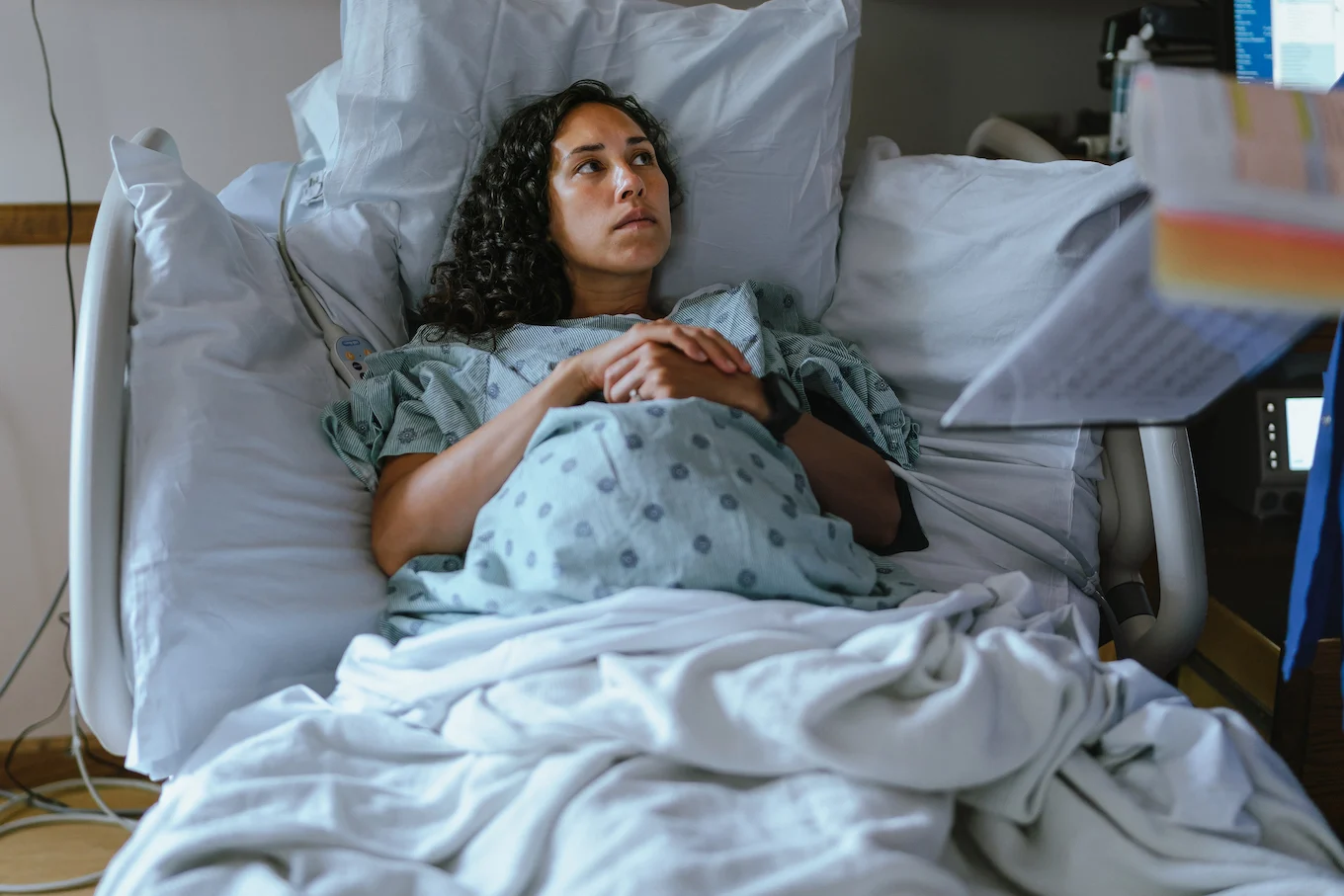 Pregnant woman in labor