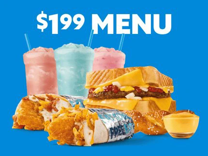 Sonic $1.99 menu ad.