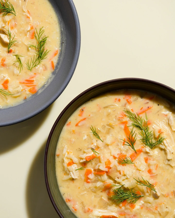 You can prepare Greek Egg-Lemon Soup in only 45 minutes.