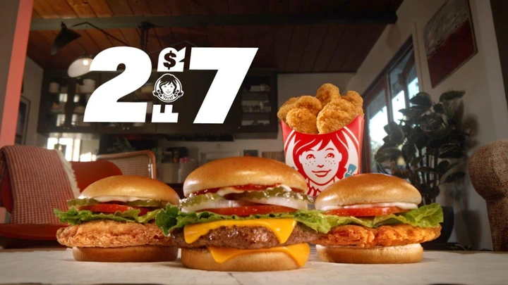 Wendy's is offering a 2 for $7 promotion that features a choice between the Spicy Chicken Sandwich, Classic Chicken Sandwich, Dave's Single, or a 10-piece Chicken Nuggets.