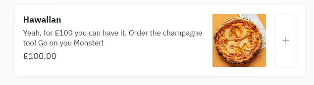 Lupa Pizza in Norwich has implemented a £100 fee for customers who choose to add pineapple as a topping to their dishes.