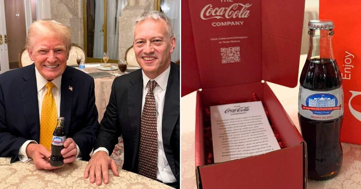 Diet Coke megafan Trump gets special gift from Coca-Cola CEO, Internet says 'that's why Pepsi is better'