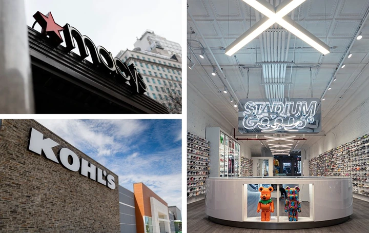 store closures, Macy's, Kohl's, Stadium Goods, retail