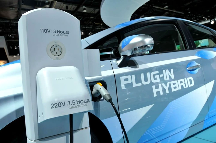 A plug-in hybrid vehicle