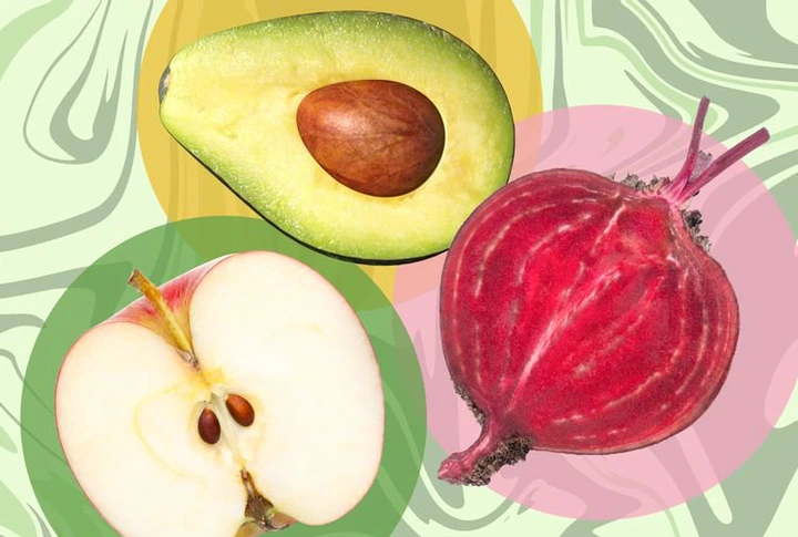 Image of avocado apple and beet