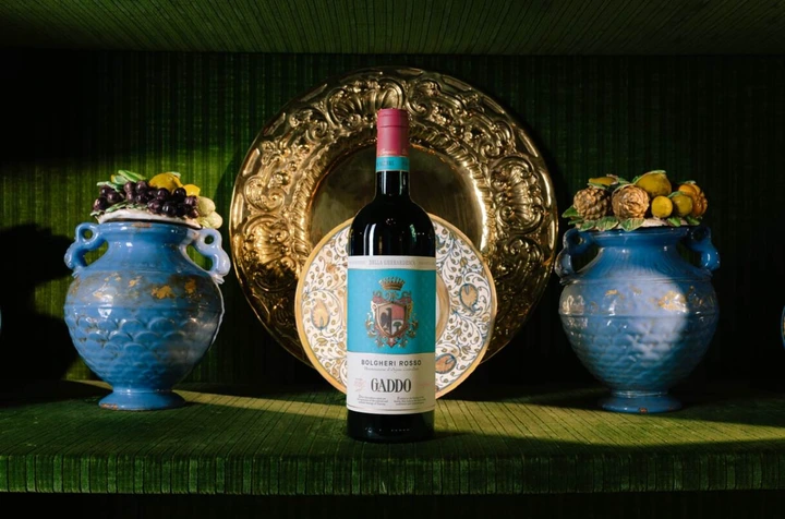 The Gaddo Bolgheri Rosso 2022, the centerpiece of the collection.