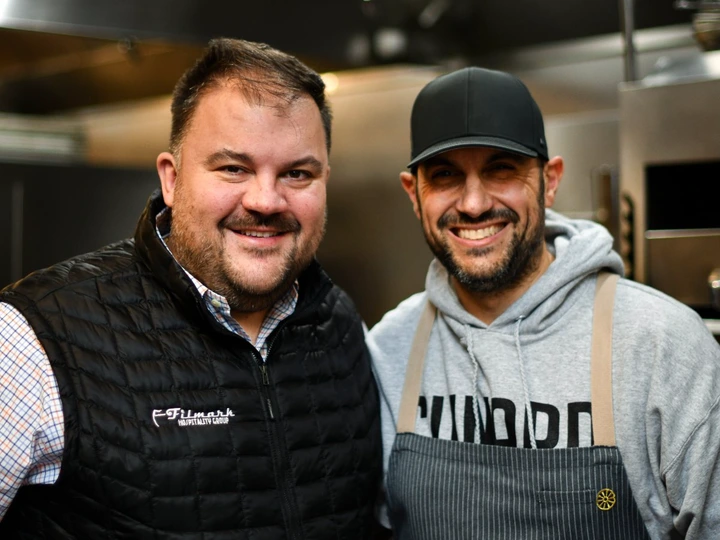Cunard Tavern owner Philip Frattaroli and chef Tony Messina