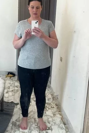 Francesca needed to purchase new clothing after gaining some weight.
