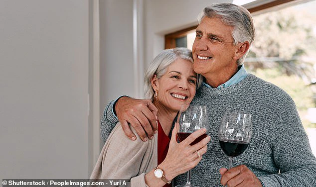 Recent studies indicate that moderate drinking during retirement may help alleviate symptoms of depression (stock image).