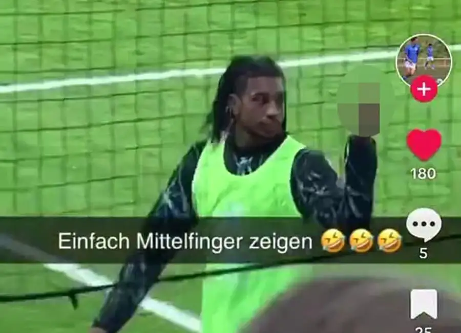 Bayern 'respond as footage emerges of Olise appearing to direct X-rated gesture'