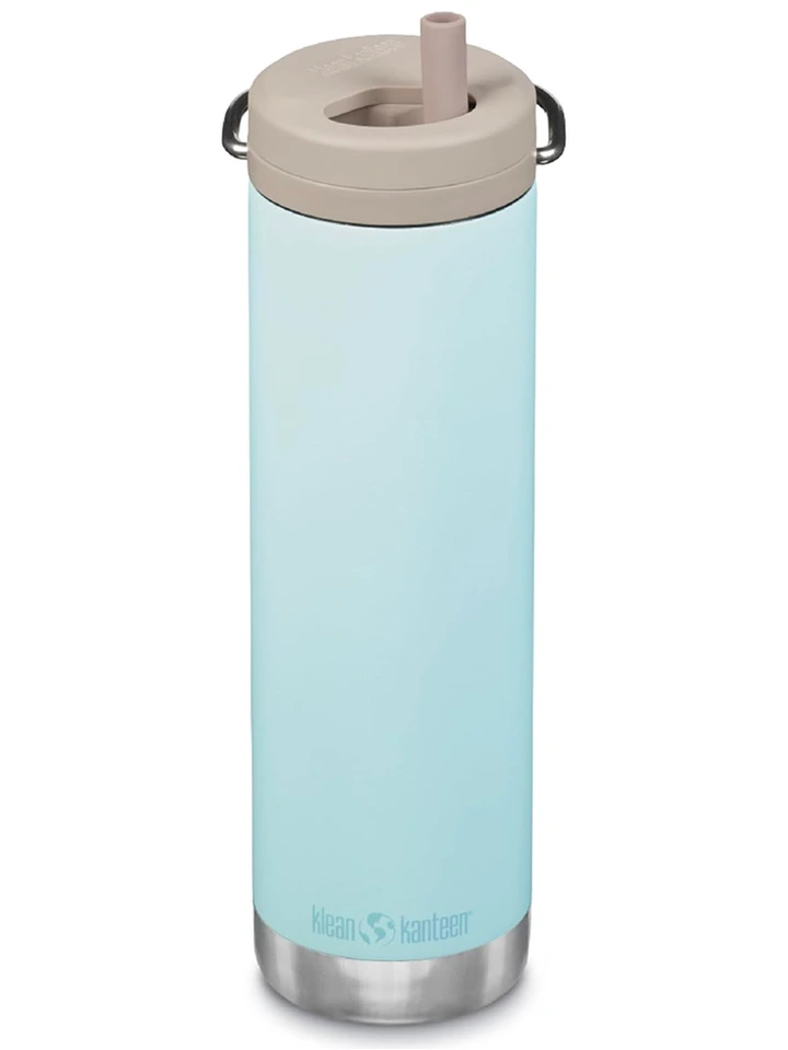Klean Kanteen TKWide Insulated Water Bottle featuring a Twist Lid on a white background