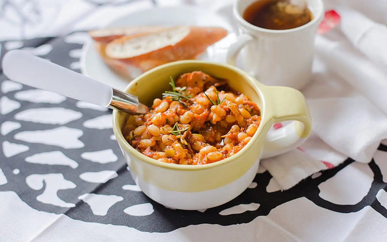 Stewed Great Northern Beans With Harissa [Vegan, Gluten-Free]