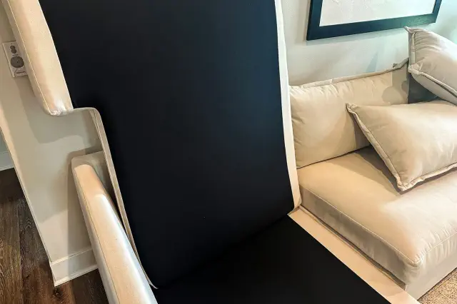 The Joybird Wilder Sofa Sectional during assembly