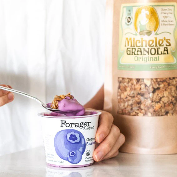 Forager Project yogurt with granola