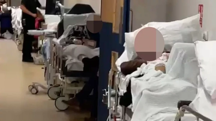 patients in corridor