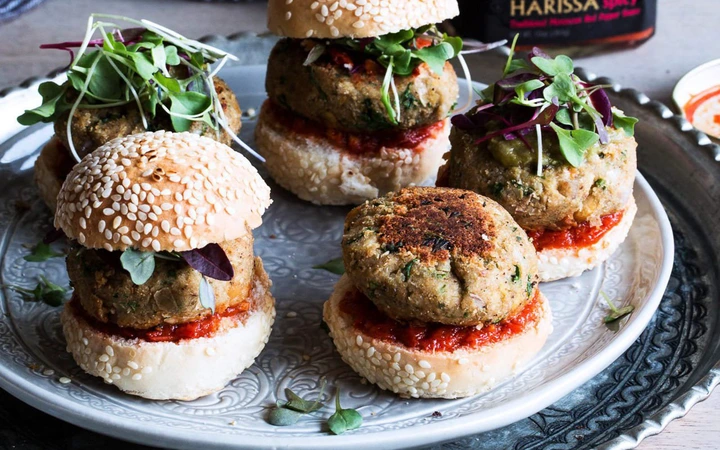 Brown Rice Lentil Burgers