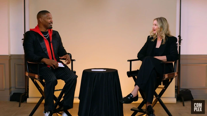 Jamie Foxx Impresses Cameron Diaz with His Donald Trump, Will Smith and Jay-Z Impressions