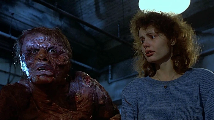 Jeff Goldblum and Geena Davis star in The Insect. Image courtesy of 20th Century Fox.