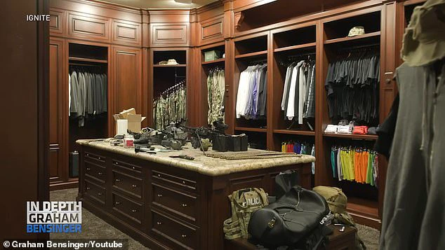 Of course, the estate features a spacious walk-in closet.