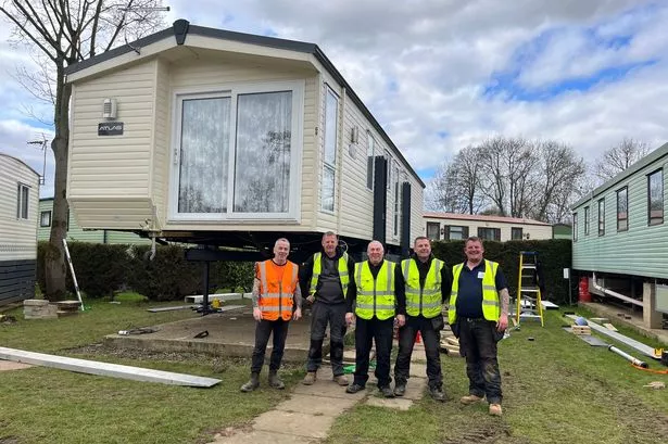 Yorkshire firm creates county's first flood adaptive caravan that rises above waters