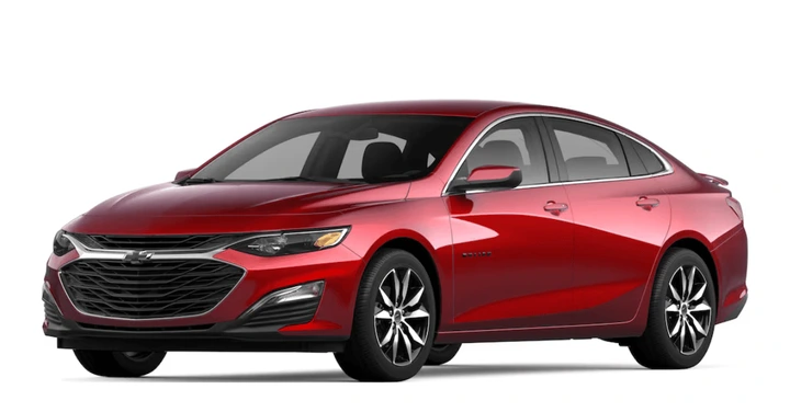2025 red Chevrolet Malibu
