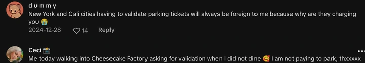parking validation hack buys returns items