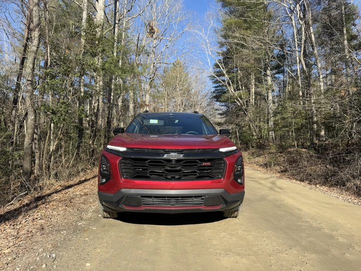 The 2025 Chevy Equinox off-roading 