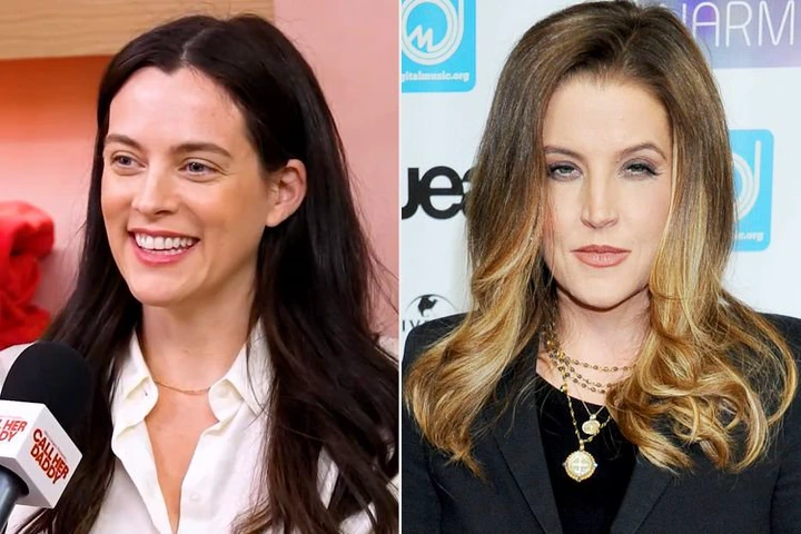 Riley Keough on Call Her Daddy; Singer Lisa Marie Presley attends the NARM Music Biz 2012 awards dinner party at the Hyatt Regency Century Plaza on May 10, 2012 in Century City, California
