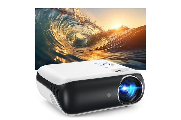 HAPPRUN Projector, Native 1080P Bluetooth Projector