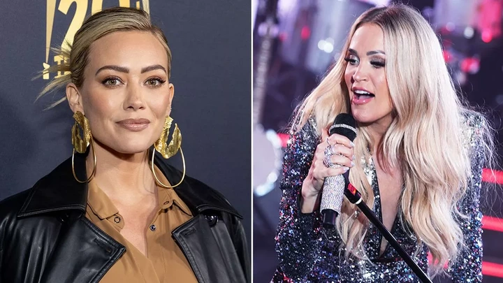 Hilary Duff and Carrie Underwood