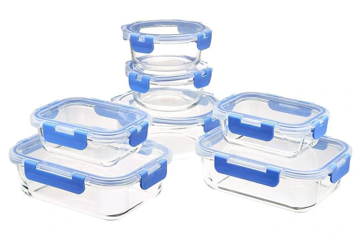 Amazon.com Basics Glass Food Storage Container