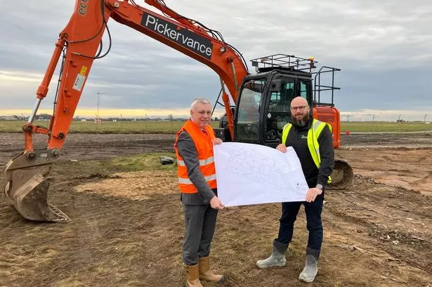 Construction begins on new business units at Blackpool Airport Enterprise Zone