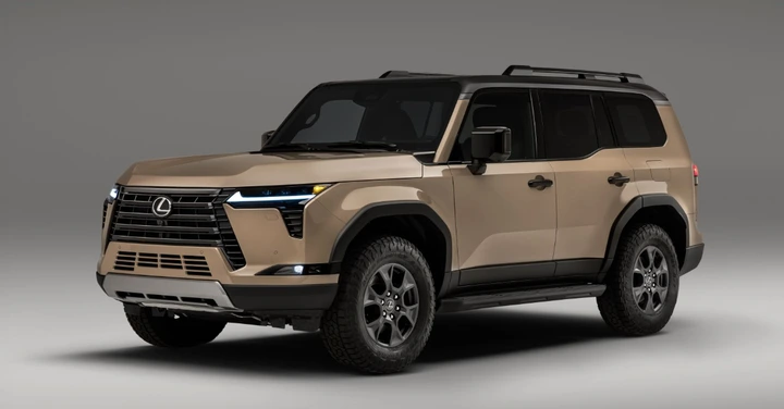 2024款雷克萨斯GX Overtrail Front Quarter View