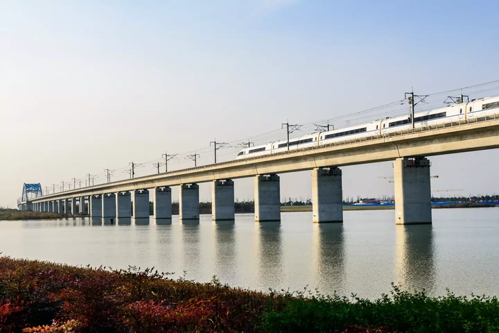 The Danyang–Kunshan Grand Bridge (Photo by Edward L. Zhao/Getty Images)