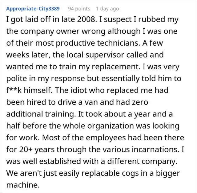 “About $60k In Billables A Month”: Fired Employee Scores Big When Client Follows Them