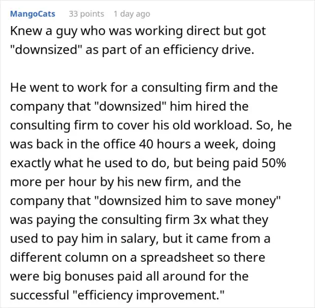 “About $60k In Billables A Month”: Fired Employee Scores Big When Client Follows Them